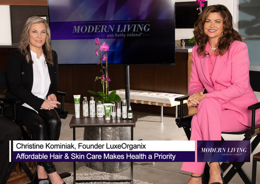 Supermodel Kathy Ireland Discovers the LuxeOrganix Brand Story