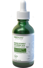 LuxeOrganix Kakadu Vitamin C Brightening Serum with Hyaluronic Acid (2oz)